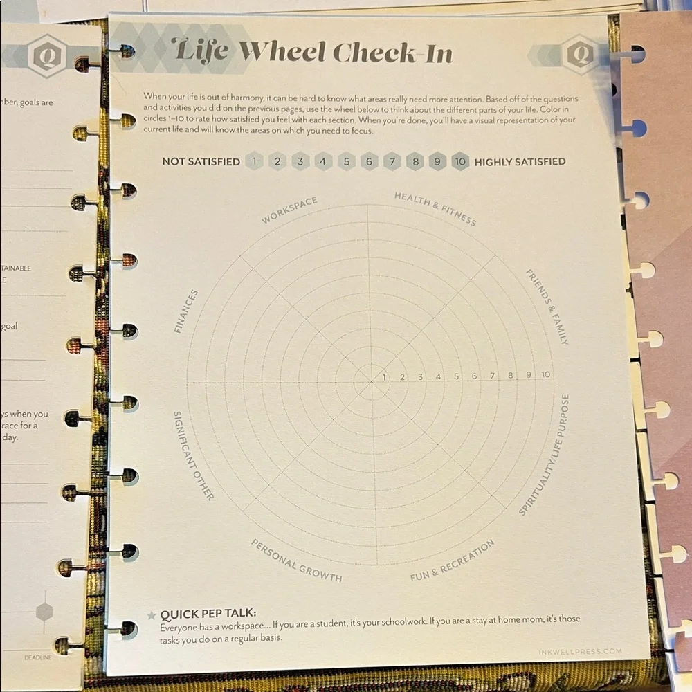 Discbound 7x9 Mega Planner Bundle set of Planner Inserts